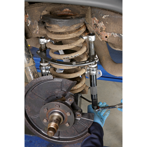 Sealey Coil Spring Compressor Set 2pc Heavy-Duty 1200kg/Pair AK3843 Sealey - Dynamic Drive
