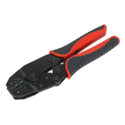 Sealey Ratchet Crimping Tool 0.5-6mm Insulated Terminals Electrical Sealey  - Dynamic Drive