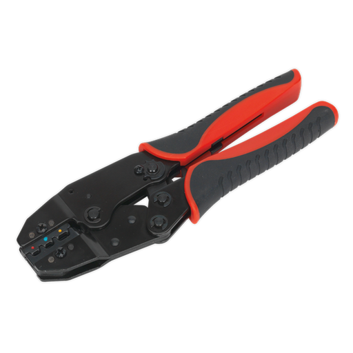 Sealey Ratchet Crimping Tool Insulated Terminals AK385 Sealey - Dynamic Drive