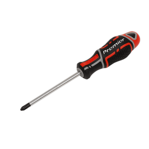Sealey Screwdriver Pozi #2 x 100mm GriPMAXï AK4366 Sealey - Dynamic Drive