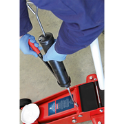 Sealey 3 Way Fill Side Pump Handle Lever Grease Gun Lubricating Greasing Sealey  - Dynamic Drive