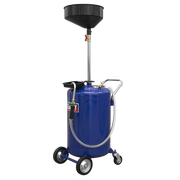 Sealey Mobile Oil Drainer 110L Air Discharge AK458DX Sealey - Dynamic Drive