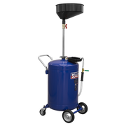 Sealey Mobile Oil Drainer 110L Air Discharge AK458DX Sealey - Dynamic Drive