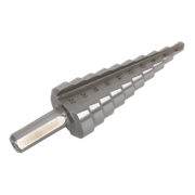 Sealey HSS M2 Step Drill Bit 4-22mm Double Flute AK4722 Sealey - Dynamic Drive