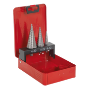 Sealey HSS M2 Step Drill Bit Set 3pc Double Flute AK4733 Sealey - Dynamic Drive