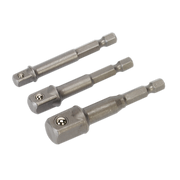 Sealey Socket Adaptor Set 3pc Power Tool AK4929 Sealey - Dynamic Drive