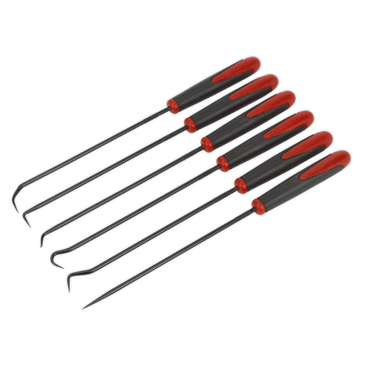 Sealey Pick & Hook Set 6pc Extra-Long AK5215 Sealey - Dynamic Drive