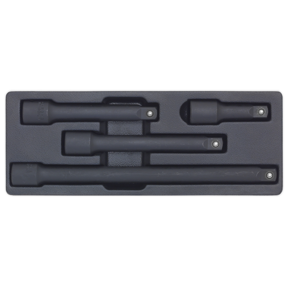 Sealey Impact Extension Bar Set 4pc 1/2"Sq Drive AK5513 Sealey - Dynamic Drive