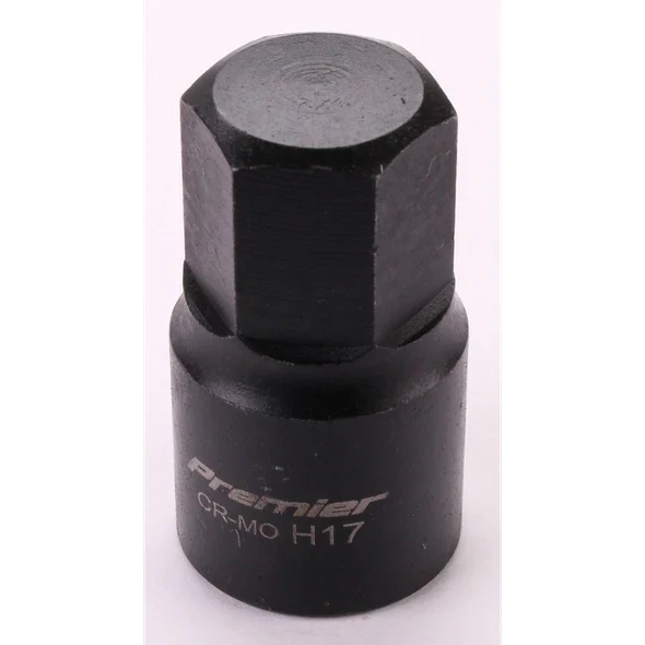 Sealey 3/8"Dr Low Profile Hex Impact Socket Bit 17mm
