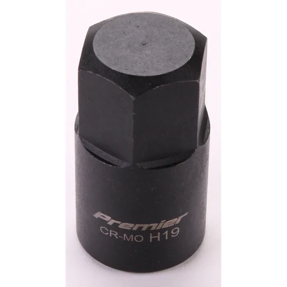 Sealey 3/8"Dr Low Profile Hex Impact Socket Bit 19mm