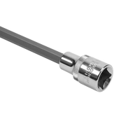 Sealey Spline Socket Bit Extra-Long M8 x 800mm 1/2"Sq Drive AK5535 Sealey - Dynamic Drive