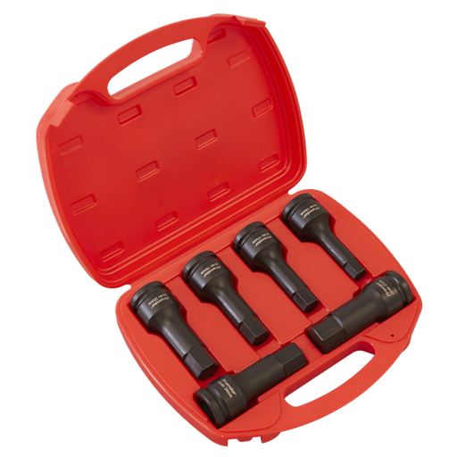 Sealey Impact Hex Socket Bit Set 6pc 3/4"Sq Drive AK5586 Sealey - Dynamic Drive