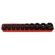 Sealey Impact Socket Set 10pc 1/2"Sq Drive Metric AK56/11M Sealey - Dynamic Drive