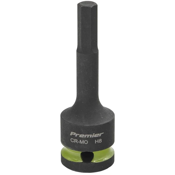 Sealey 1/2"Dr Impact Torx Bit Socket H8 (Green Coded Ring)