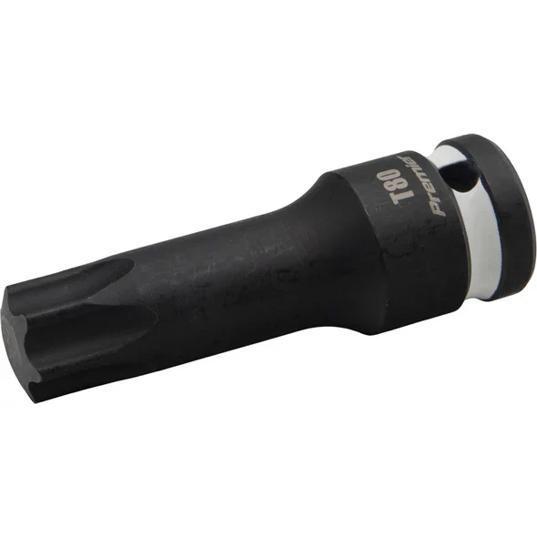 Sealey 1/2"Dr Impact Torx Bit Socket T80 (White Coded Ring)