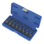 Sealey Impact TRX-Star* Socket Bit Set 8pc 1/2"Sq Drive AK5602 Sealey - Dynamic Drive