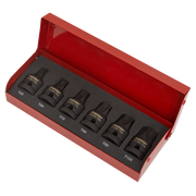 Sealey Impact TRX-Star* Socket Bit Set 6pc 1/2"Sq Drive AK5607 Sealey - Dynamic Drive