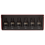 Sealey Impact TRX-Star* Socket Bit Set 6pc 1/2"Sq Drive AK5607 Sealey - Dynamic Drive