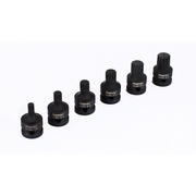 Sealey Impact Spline Socket Bit Set 6pc 1/2"Sq Drive AK5608 Sealey - Dynamic Drive