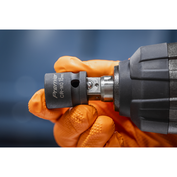 Sealey Impact Socket Set 13pc 1/2"Sq Drive Low Profile Metric AK5613LP Sealey - Dynamic Drive