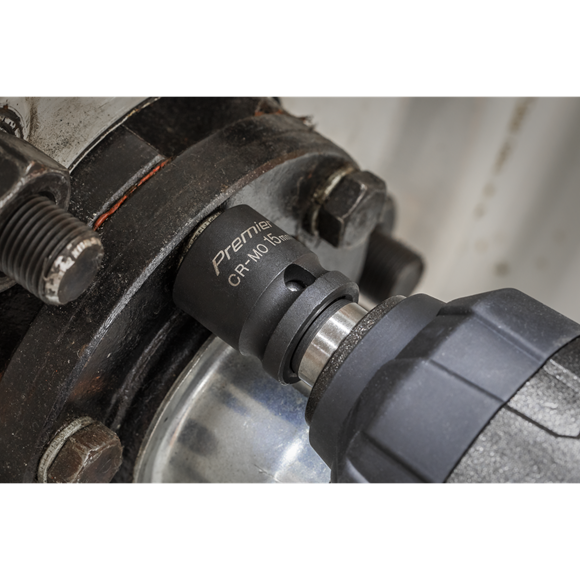 Sealey Impact Socket Set 13pc 1/2"Sq Drive Low Profile Metric AK5613LP Sealey - Dynamic Drive