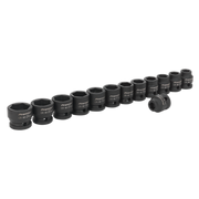 Sealey Impact Socket Set 13pc 1/2"Sq Drive Low Profile Metric AK5613LP Sealey - Dynamic Drive