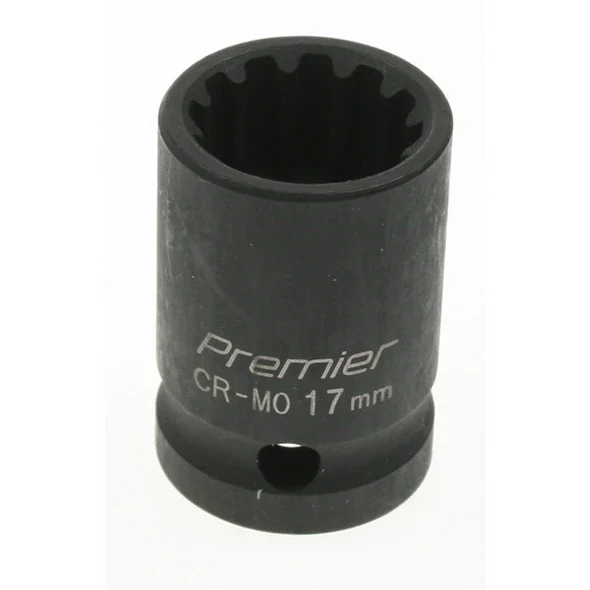 Sealey Impact socket 17mm 1/2"dr 'total drive'