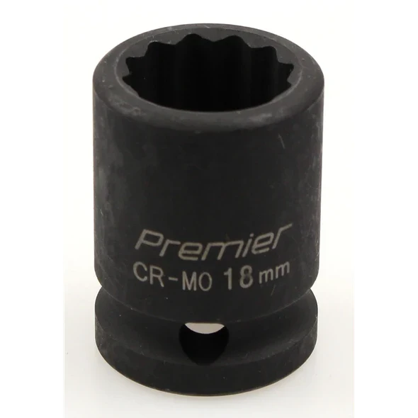 Sealey Impact socket 1/2"dr 18mm (12pt)