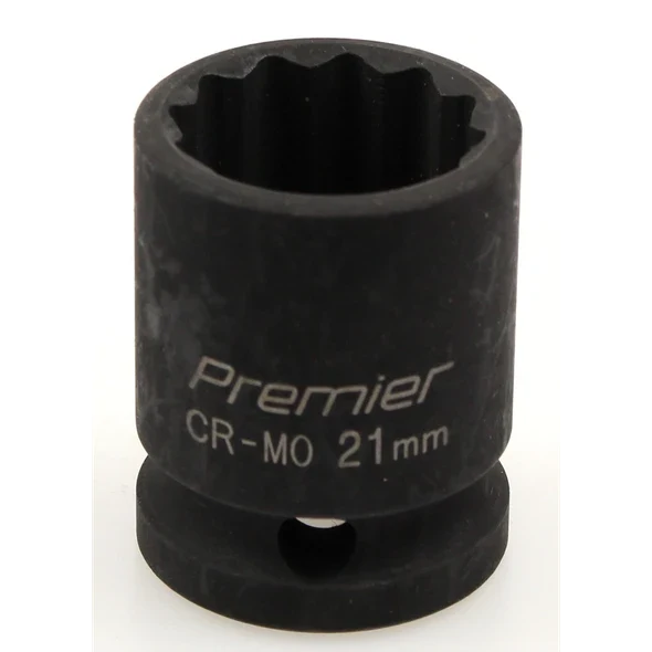 Sealey Impact socket 1/2"dr 21mm (12pt)