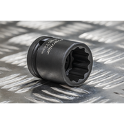 Sealey Impact Socket Set 13pc 1/2"Sq Drive 12-Point AK5614M Sealey - Dynamic Drive