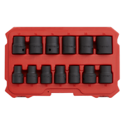 Sealey Impact Socket Set 13pc 1/2"Sq Drive Lock-Onï 6pt Metric AK5616M Sealey - Dynamic Drive