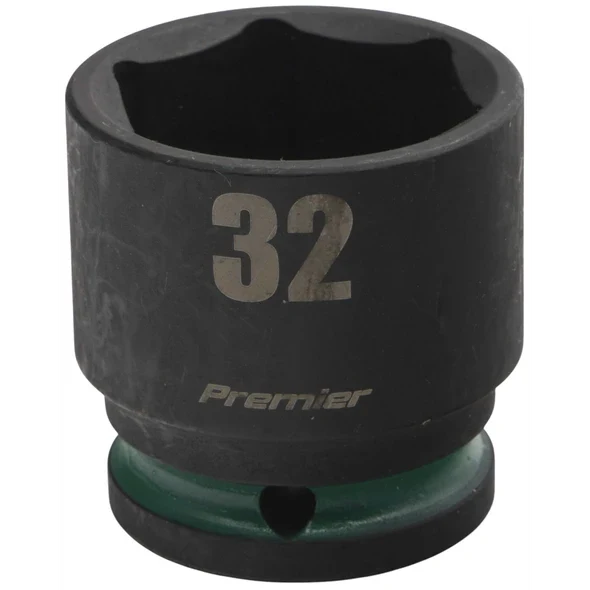 Sealey 1/2"Dr Impact Socket 32mm (Green Coded Ring)