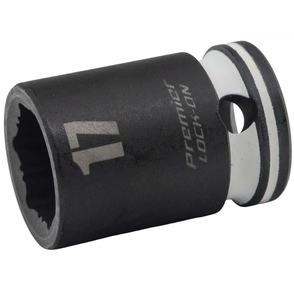 Sealey 1/2"Dr Lock-On Impact Socket 17mm (White Coded Ring)