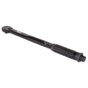 Sealey Micrometer Torque Wrench 3/8"Sq Drive Calibrated Black Series AK623B Sealey - Dynamic Drive