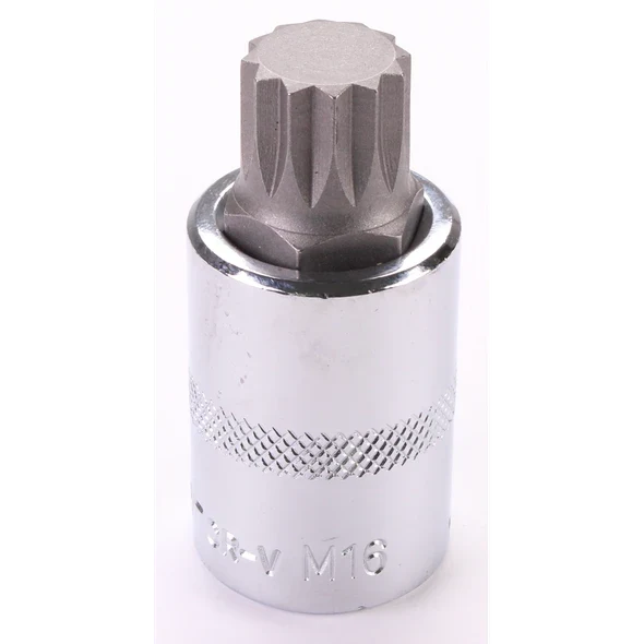 Sealey 1/2"Dr Spline Socket Bit M16 (Fully Polished)