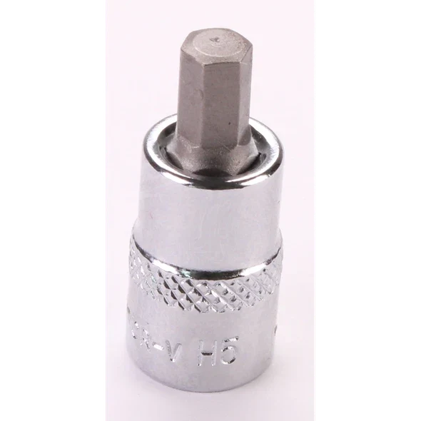 Sealey 1/4"Dr Hex Socket Bit 'Stubby' 5mm (Fully Polished)