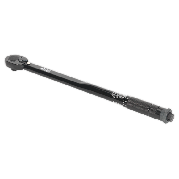 Sealey Micrometer Torque Wrench 1/2"Sq Drive Calibrated Black Series AK624B Sealey - Dynamic Drive
