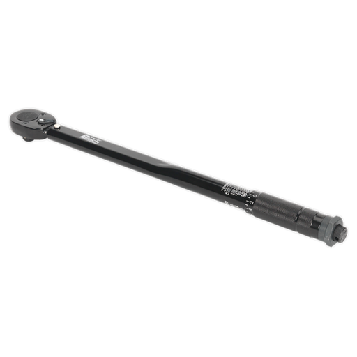 Sealey Micrometer Torque Wrench 1/2"Sq Drive Calibrated Black Series AK624B Sealey - Dynamic Drive