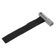 Sealey Oil Filter Strap Wrench 120mm Capacity 1/2"Sq Drive AK640 Sealey - Dynamic Drive