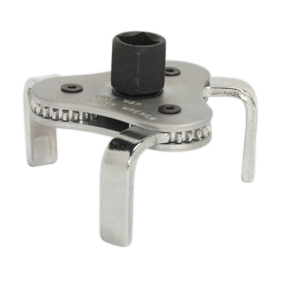 Sealey Oil Filter Claw Wrench63-103mm Capacity 3/8" & 1/2"Sq Drive AK642 Sealey - Dynamic Drive