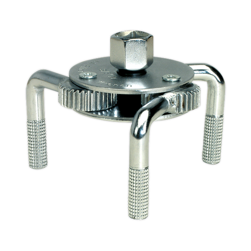 Sealey Oil Filter Claw Wrench65-110mm Capacity 3/8" & 1/2"Sq Drive AK643 Sealey - Dynamic Drive
