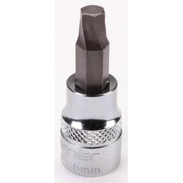 Sealey 3/8"Dr Hex Socket Bit (Lock-On) 6mm
