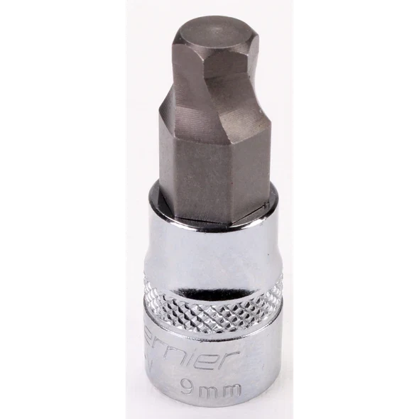 Sealey 3/8"Dr Hex Socket Bit (Lock-On) 9mm