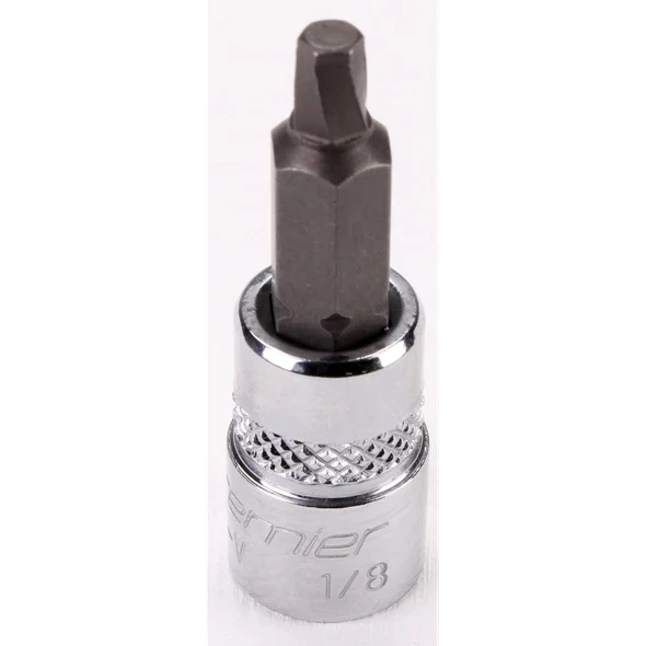 Sealey 1/4"Dr Hex Socket Bit (Lock-On) 1/8"