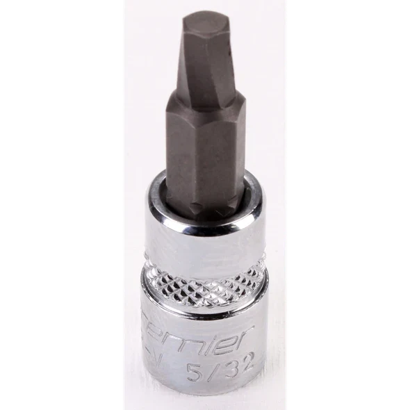 Sealey 1/4"Dr Hex Socket Bit (Lock-On) 5/32"