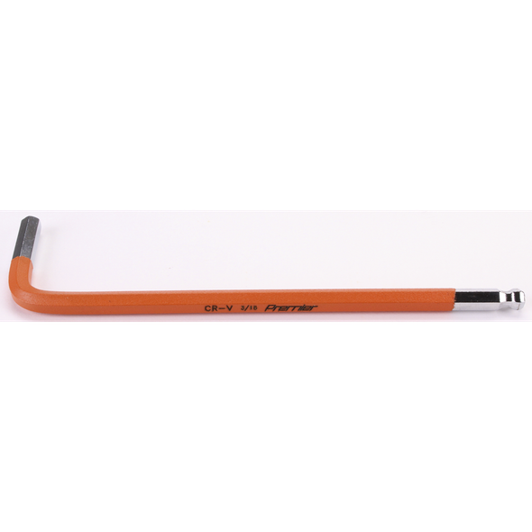 Sealey Long Jumbo Ball-End Hex Key 3/16" 'Anti-Slip'