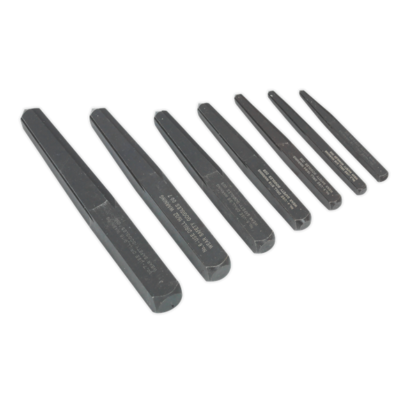 Sealey Screw Extractor Set 7pc Square Type AK720 Sealey - Dynamic Drive