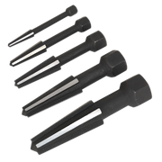 Sealey Screw Extractor Set 5pc Double Edge AK752 Sealey - Dynamic Drive