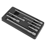 Sealey Wobble/Rigid Extension Bar Set 7pc 1/4" 3/8" & 1/2"Sq Drive AK770 Sealey  - Dynamic Drive