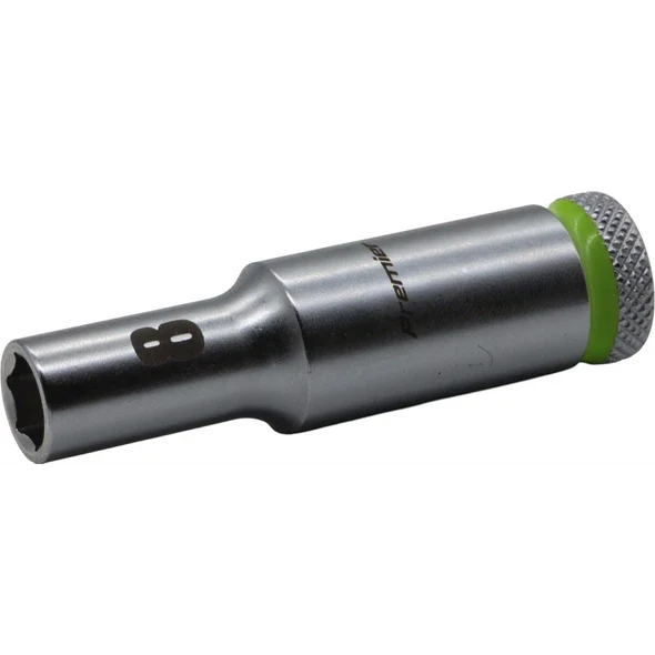 Sealey 3/8"Dr Walldrive Deep Socket 8mm (Green Coded Ring)